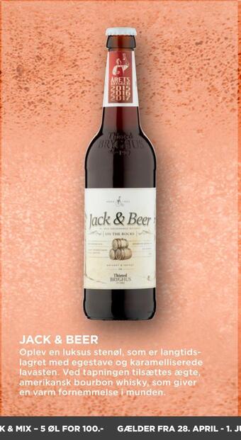 MENY Jack & beer tilbud