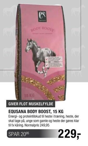 Land & Fritid Equsana body boost 15 kg tilbud
