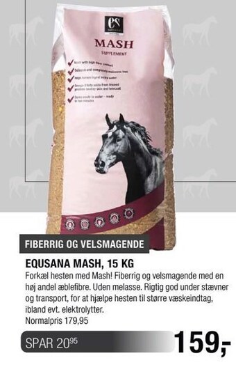 Land & Fritid Equsana mash 15 kg tilbud