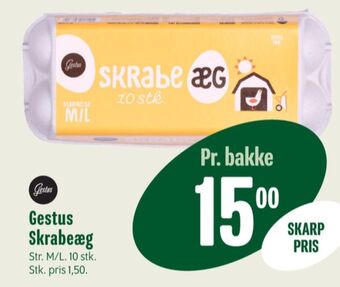 Min Købmand Gestus æg tilbud