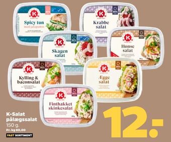 Netto K-salat krabbesalat tilbud