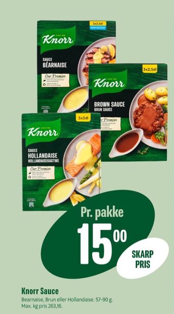 Min Købmand Knorr sauce pulver tilbud