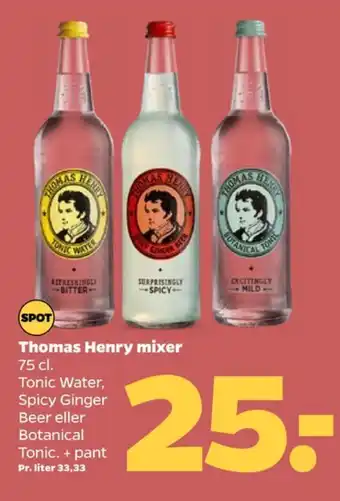 Netto Thomas henry tonicvand tilbud