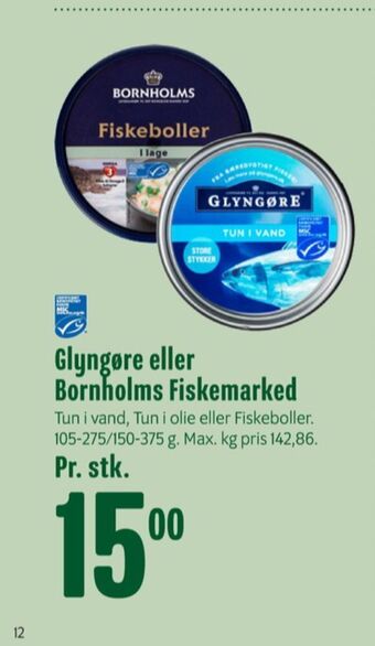 Min Købmand Glyngøre tun tilbud