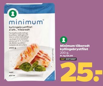 Netto Minimum kyllingebrystfileter tilbud