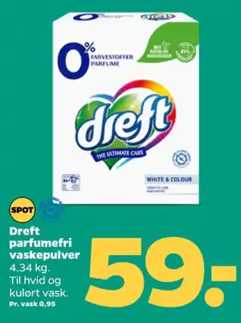 Netto Dreft vaskepulver tilbud