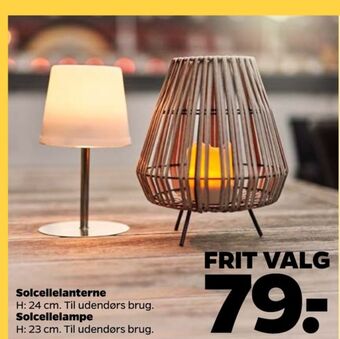 Netto Ukendt solcellelanterne tilbud