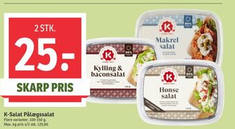 SPAR K-salat makrelsalat tilbud