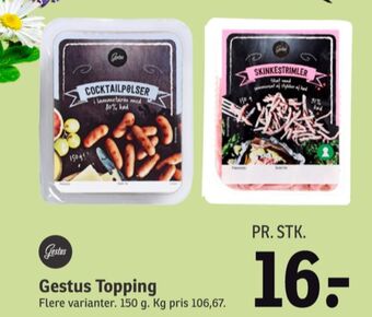 SPAR Gestus cocktailpølser tilbud