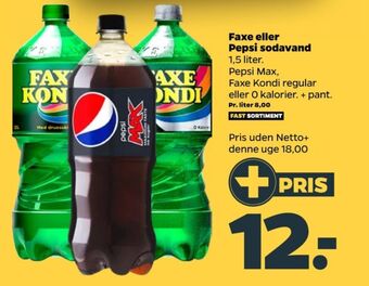 Netto Faxe kondi sportssodavand tilbud