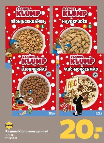 Netto Bjørneknas morgenmadsprodukt tilbud