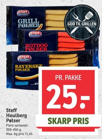 SPAR Steff houlberg grillpølser tilbud