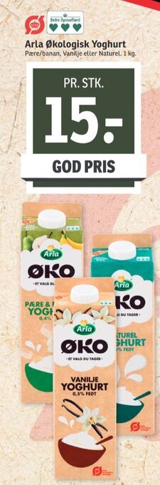 SPAR Arla yoghurt naturel tilbud