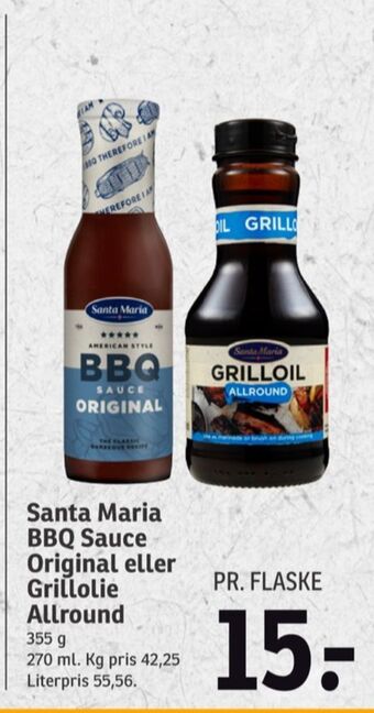 SPAR Santa maria sauce flydende tilbud
