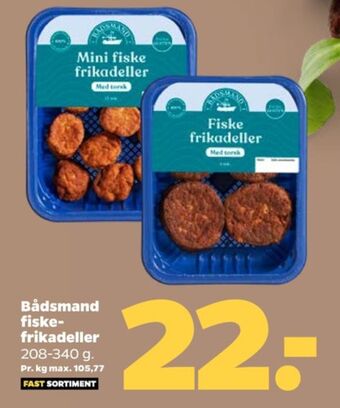 Netto Bådsmand fiskefrikadeller tilbud