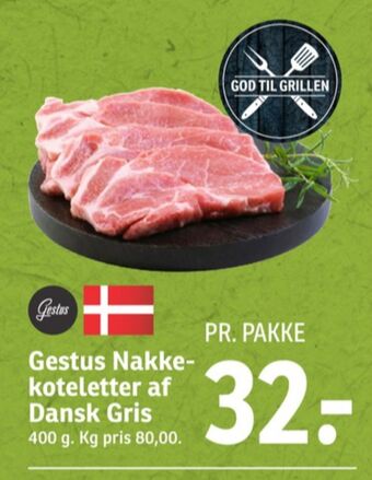 SPAR Gestus nakkekoteletter tilbud