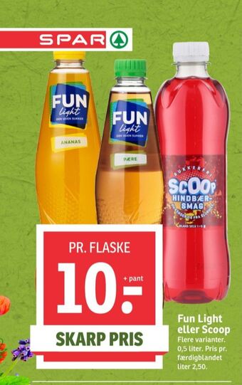 SPAR Fun konc. læskedrik tilbud