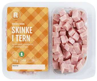 Rema 1000 Skinke i tern, 150 g tilbud