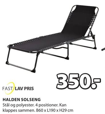 JYSK HALDEN SOLSENG tilbud