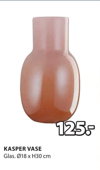 JYSK KASPER VASE tilbud
