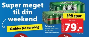 Lidl Tuborg øl tilbud