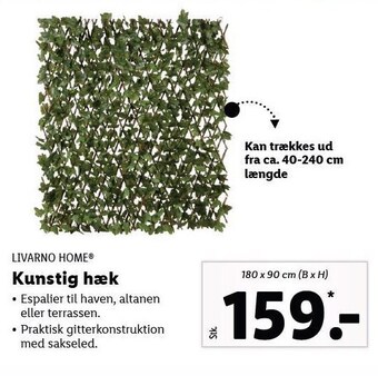 Lidl Kunstig hæk tilbud