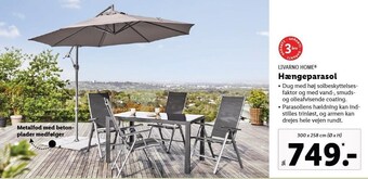 Lidl Hængeparasol tilbud