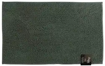 Bademåtte - 50x80cm - skridsikker bademåtte i grøn - valmue - premium by borg