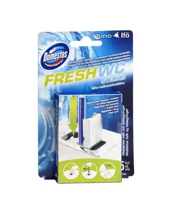 jem & fix Ifö fresh wc sticks 5 stk - domestos tilbud