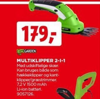 GARDEN MULTIKLIPPER 2-1-1