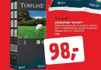 jem & fix TURFLINE GRÆSFRØ "SPORT" tilbud
