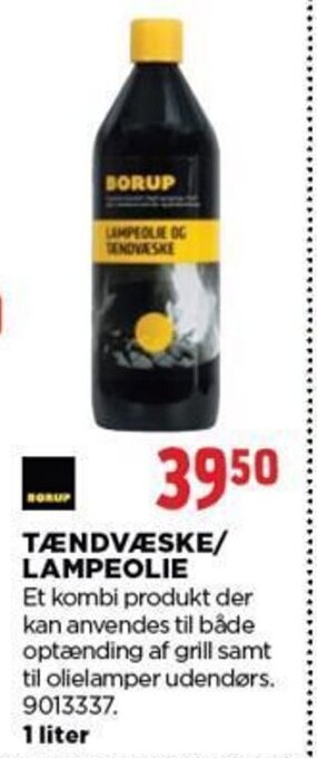 TÆNDVÆSKE/ LAMPEOLIE