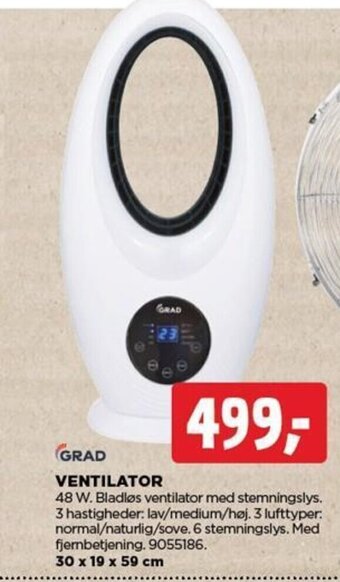 jem & fix GRAD VENTILATOR tilbud