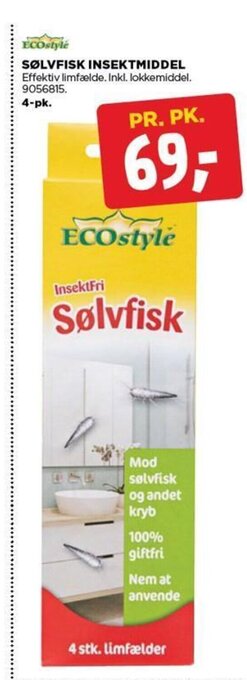 jem & fix SØLVFISK INSEKTMIDDEL tilbud