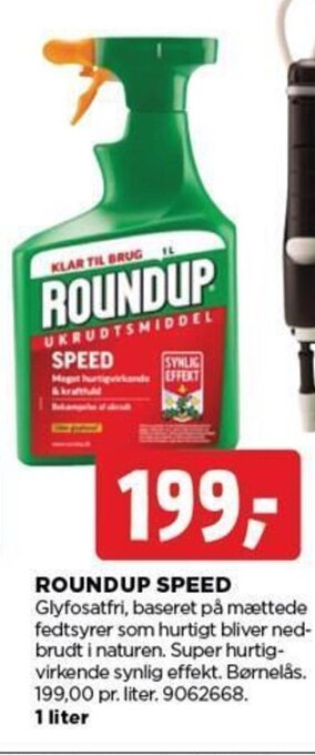 jem & fix ROUNDUP SPEED 1 Liter tilbud