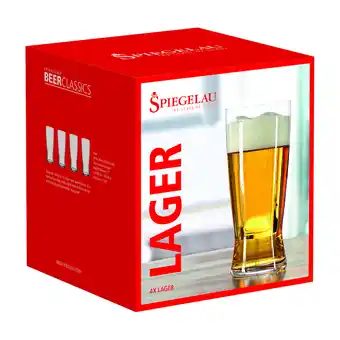 Spiegelau beer classics lager 4pk