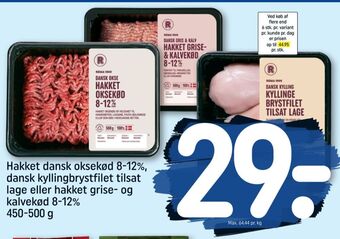 REMA 1000 Rema 1000 hakket oksekød tilbud