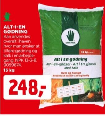 jem & fix Grønne fingre gødning tilbud