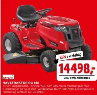 jem & fix Mtd havetraktor tilbud