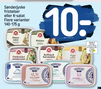REMA 1000 Sønderjyske fristelser laksesalat tilbud