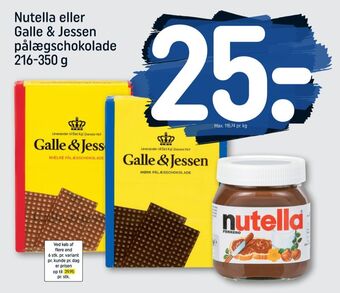 REMA 1000 Nutella smørepålæg tilbud