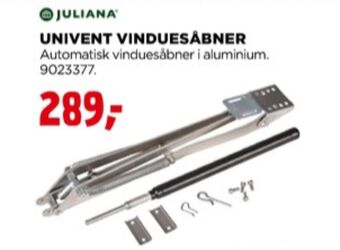 jem & fix Juliana vinduesåbner tilbud