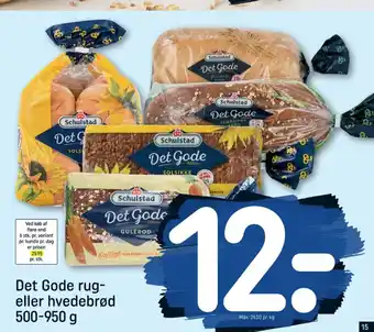 REMA 1000 Schulstad det gode rugbrødsskiver tilbud