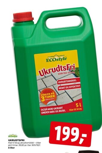 jem & fix Ukrudtsfri ukrudtsmiddel tilbud