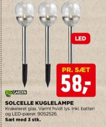 jem & fix Ukendt solcellelampe tilbud
