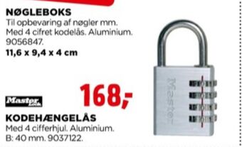 jem & fix Master lock hængelås tilbud