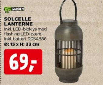 jem & fix Ukendt solcellelampe tilbud