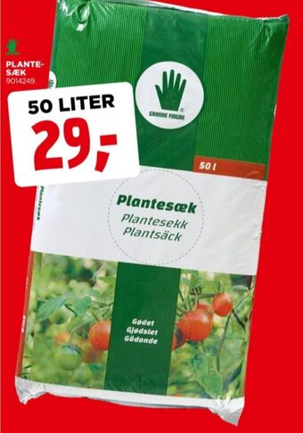 jem & fix Grønne fingre plantesæk tilbud