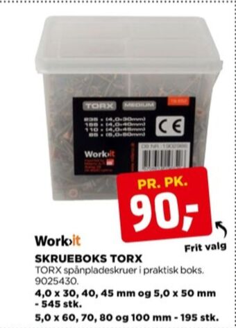 jem & fix Work it skruer tilbud
