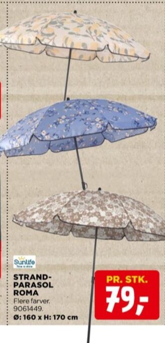 jem & fix Sunlife parasol tilbud